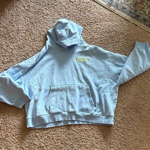 PINK Victoria's Secret Light Blue Hoodie